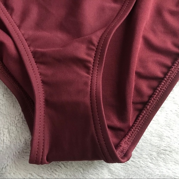 NWT Kate Spade One-Piece Pink Colorblock Halter Tie Scoop Swimsuit - Picture 7 of 8